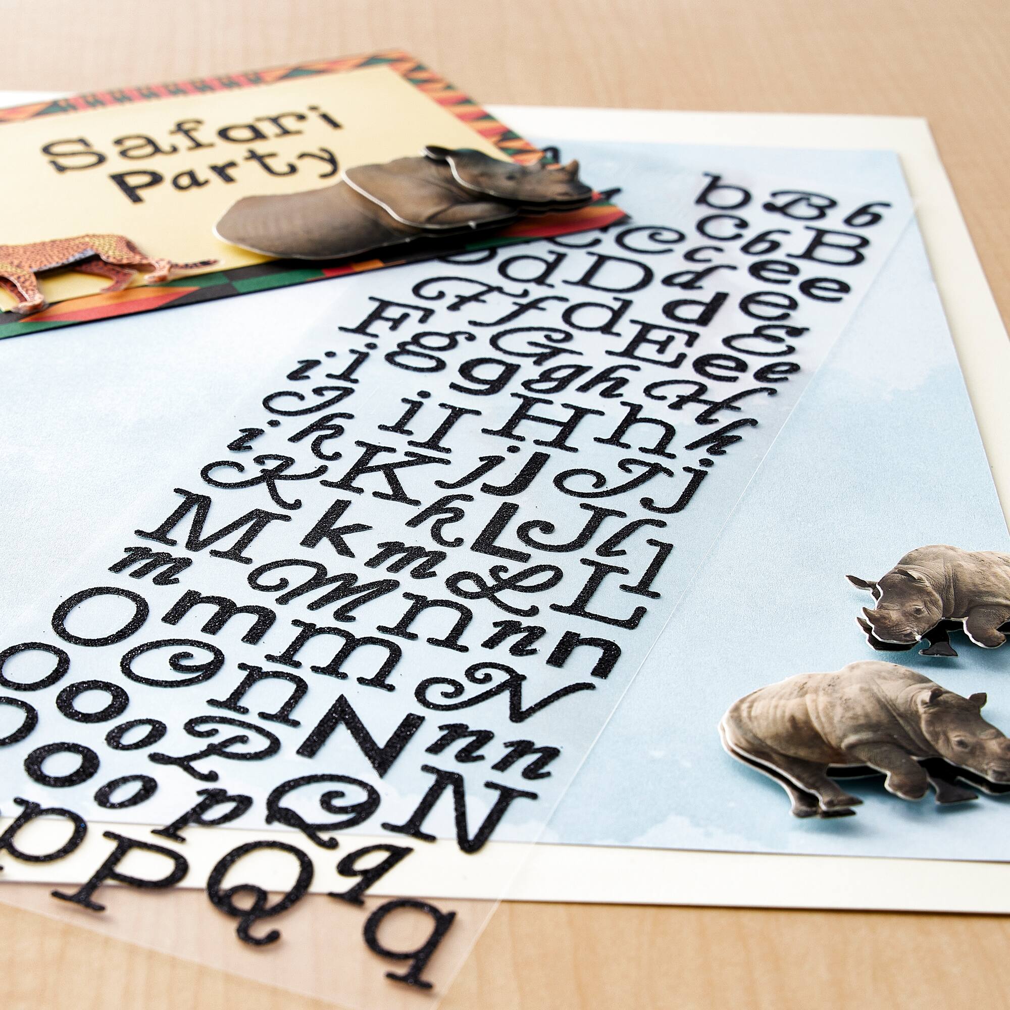 Glitter Alphabet Stickers by Recollections